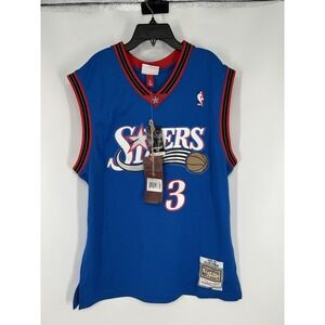 Allen Iverson Philadelphia 76ers Mitchell & Ness Jersey 1999-00 Stitched Sewn L